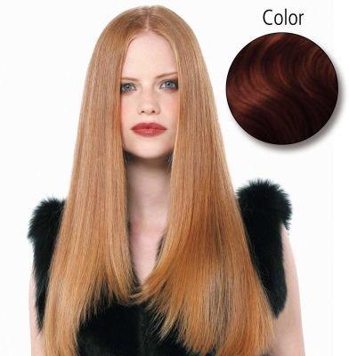 Glatt 55-60cm 33 Hellkastanienblond 10 Stück Echthaar Fill-in Extensions Damen golden ONE SIZE von BALMAIN