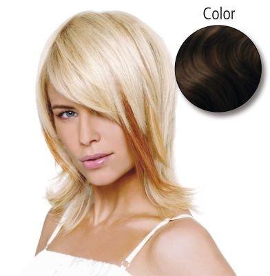 Natur Glatt 40cm 6 Lichtmocca 12 Stück Echthaar Fill-in Extensions Damen Mocassin 40cm von BALMAIN