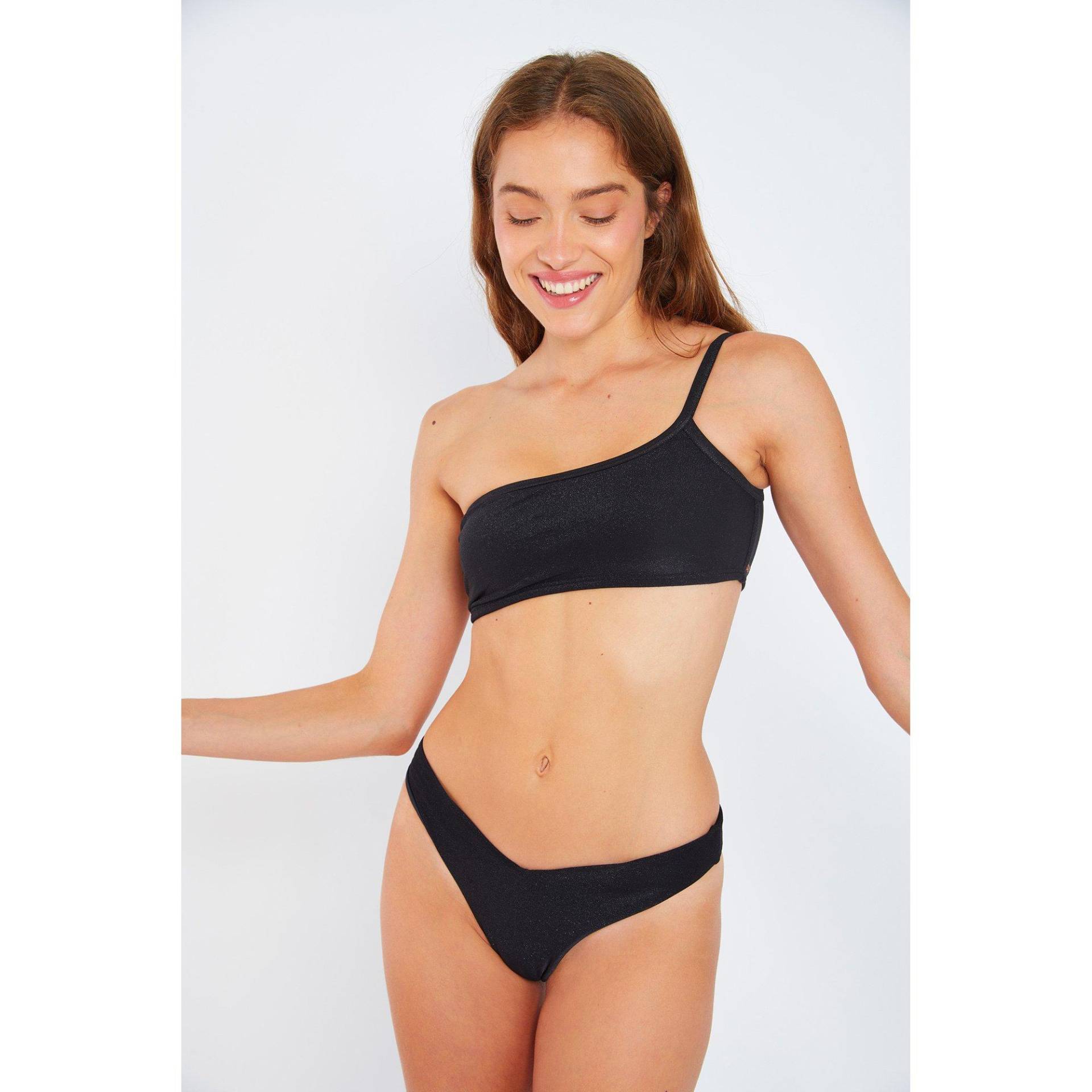 Bikini Oberteil, Bandeau Damen Black S von BANANA MOON