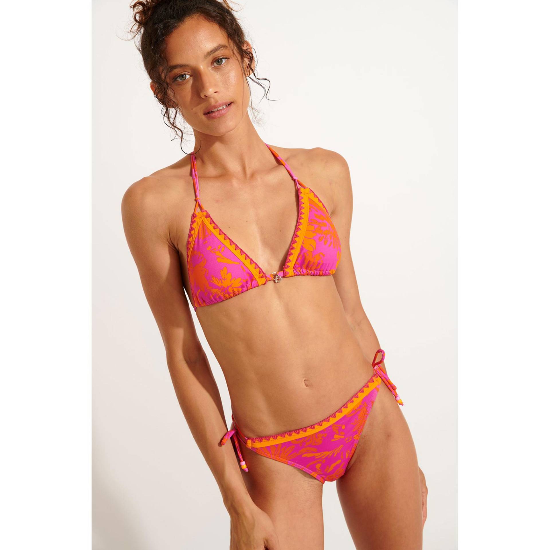 Bikini Unterteil, Slip Damen Fuchsia L von BANANA MOON