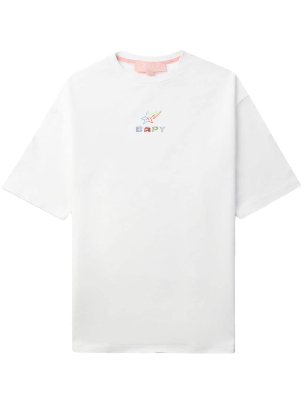 BAPY BY *A BATHING APE® logo-print cotton T-shirt - White von BAPY BY *A BATHING APE®