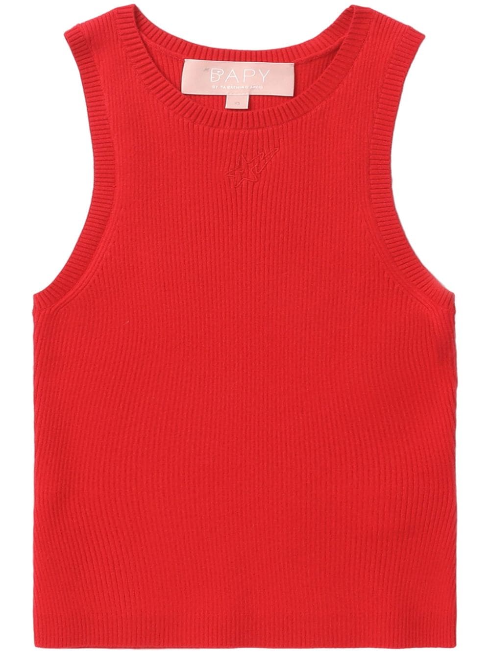 BAPY BY *A BATHING APE® ribbed tank top - Red von BAPY BY *A BATHING APE®