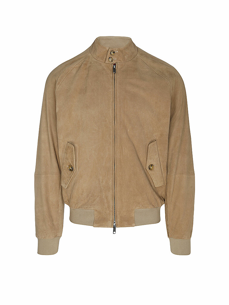BARACUTA Lederjacke G9 SUEDE camel | XXL von BARACUTA