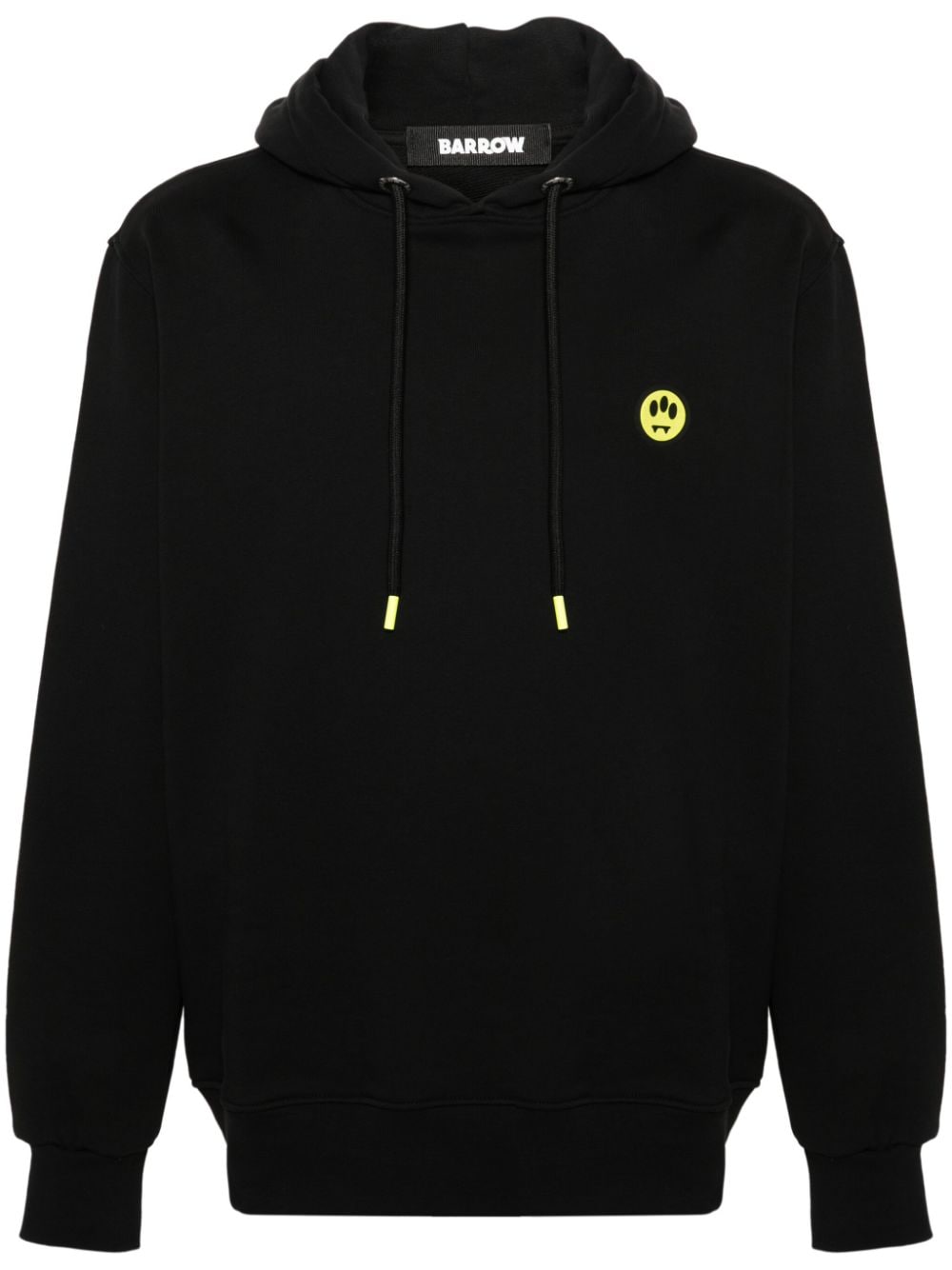 BARROW face-appliqué hoodie - Black von BARROW