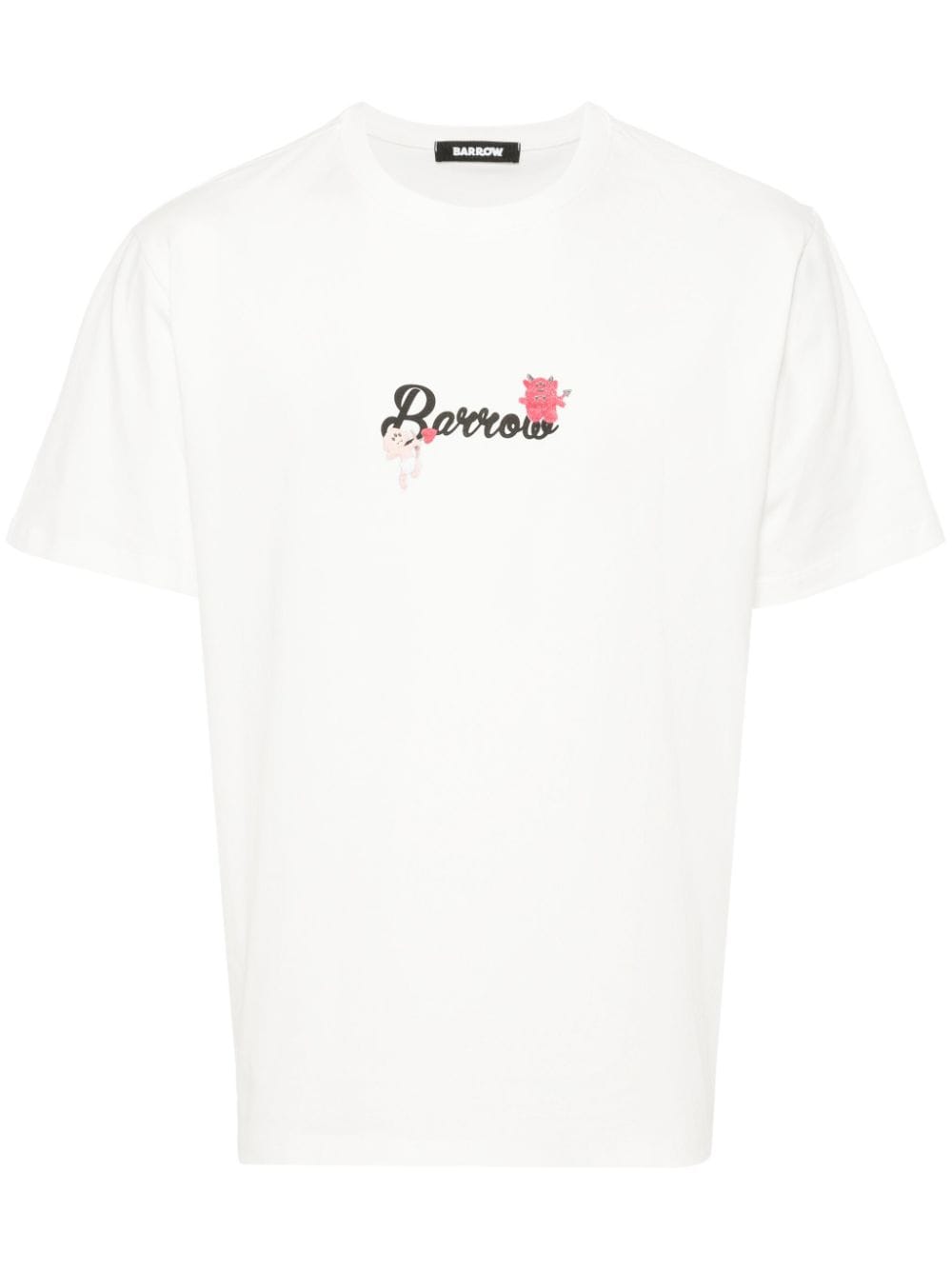 BARROW illustration-print cotton T-shirt - White von BARROW