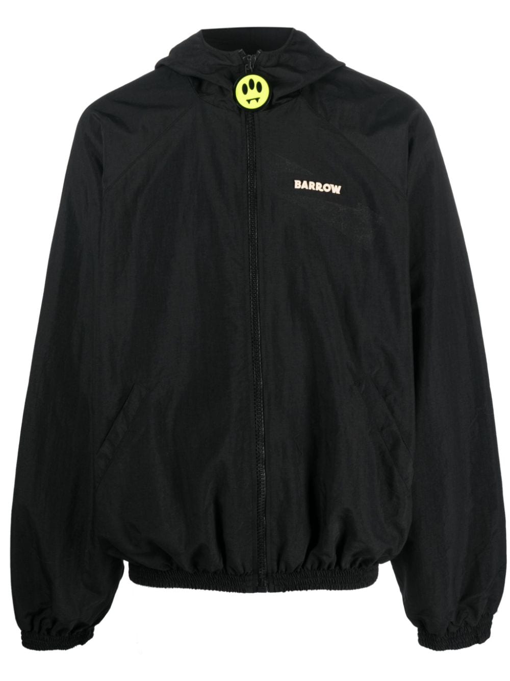 BARROW logo-patch hooded jacket - Black von BARROW