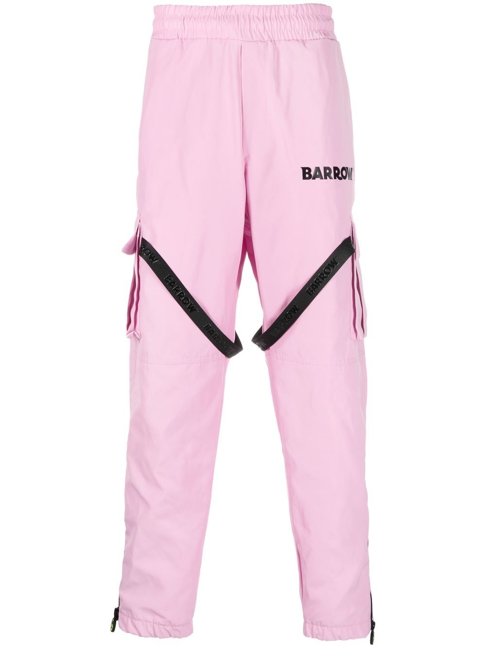 BARROW logo-print buckled cargo pants - Pink von BARROW