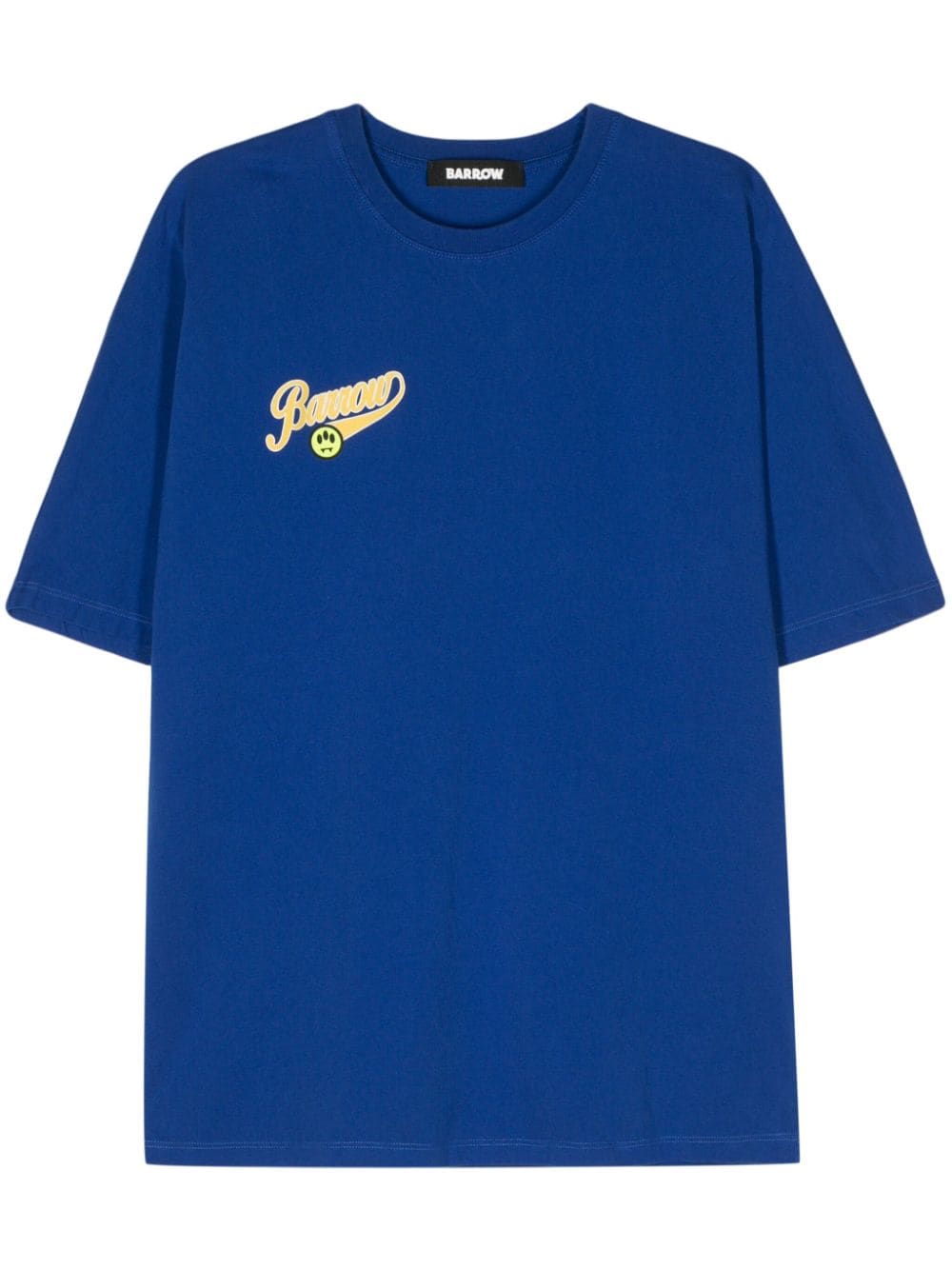 BARROW logo-print cotton T-shirt - Blue von BARROW