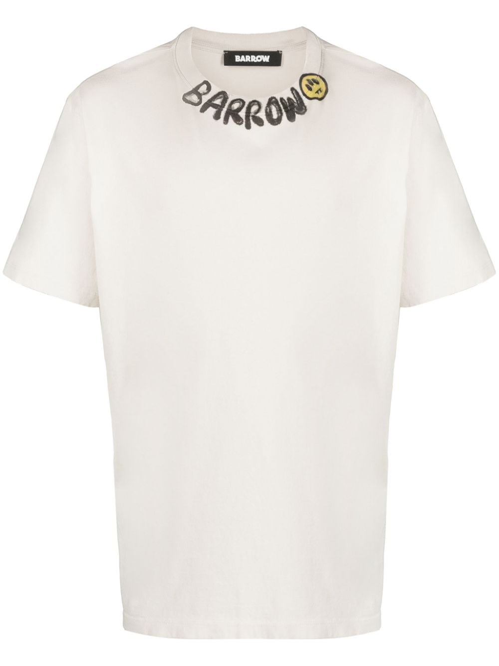 BARROW logo-print cotton T-shirt - Neutrals von BARROW