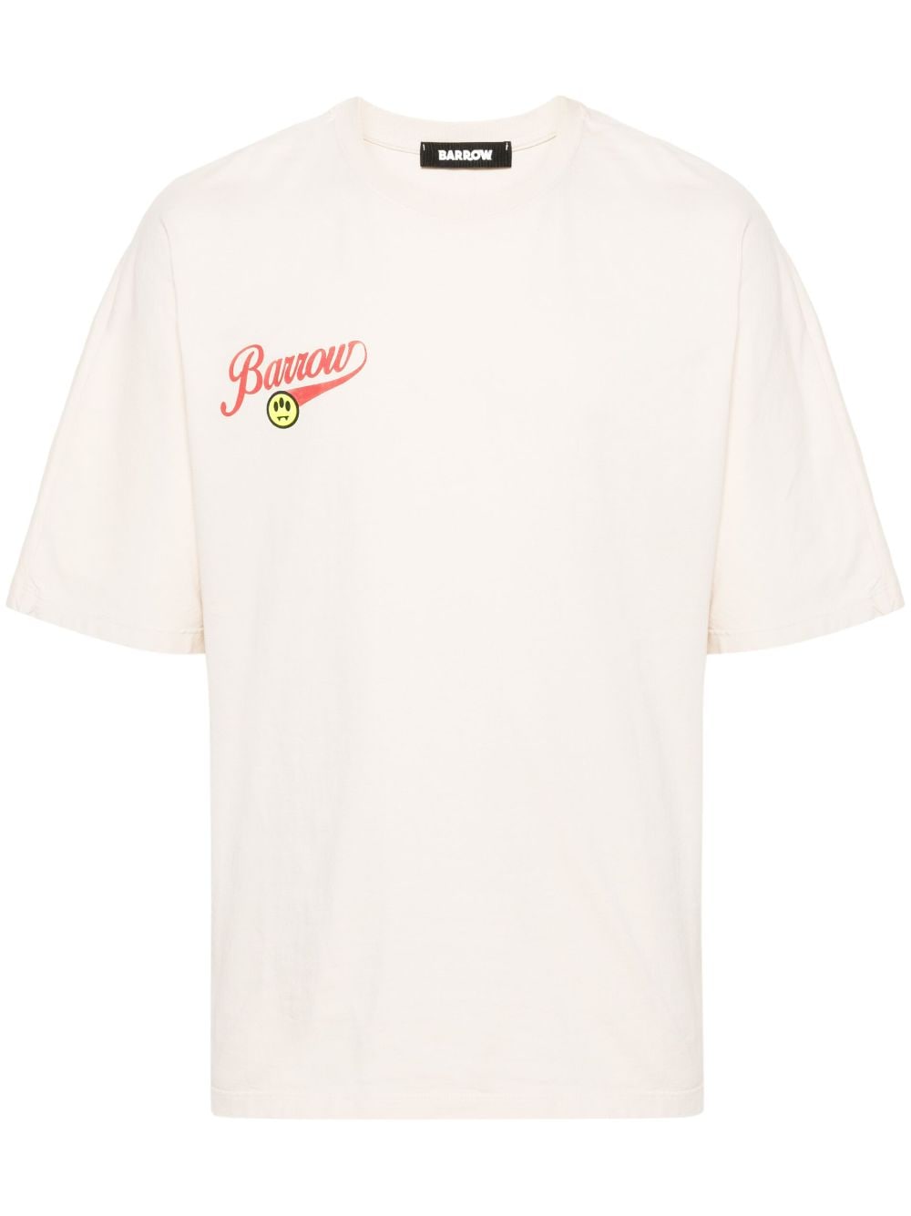 BARROW logo-print cotton T-shirt - Neutrals von BARROW