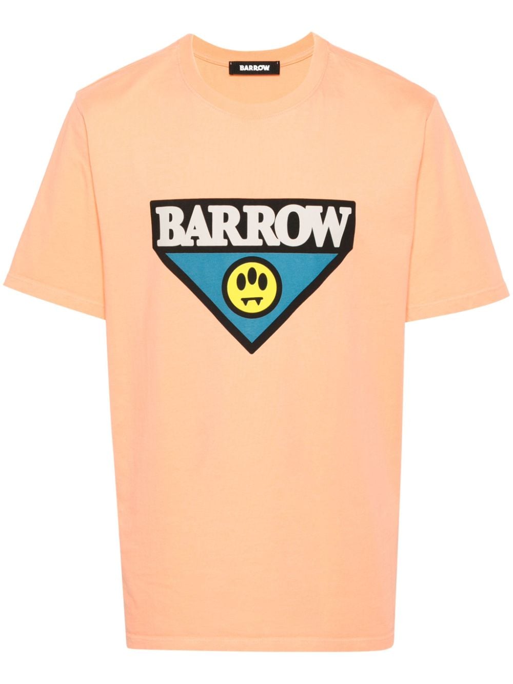 BARROW logo-print cotton T-shirt - Orange von BARROW