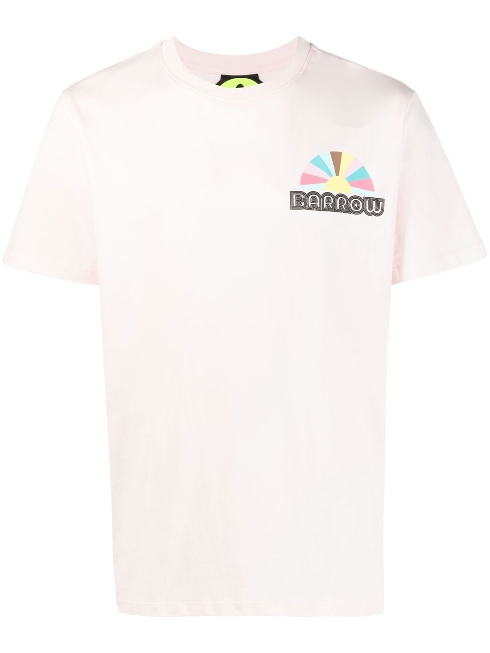 BARROW logo-print cotton T-shirt - Pink von BARROW