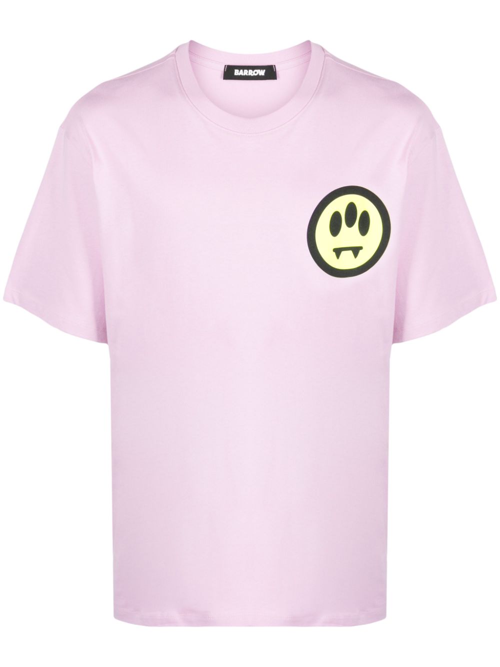BARROW logo-print cotton T-shirt - Pink von BARROW