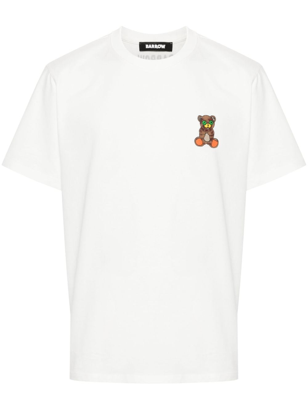 BARROW logo-print cotton T-shirt - White von BARROW