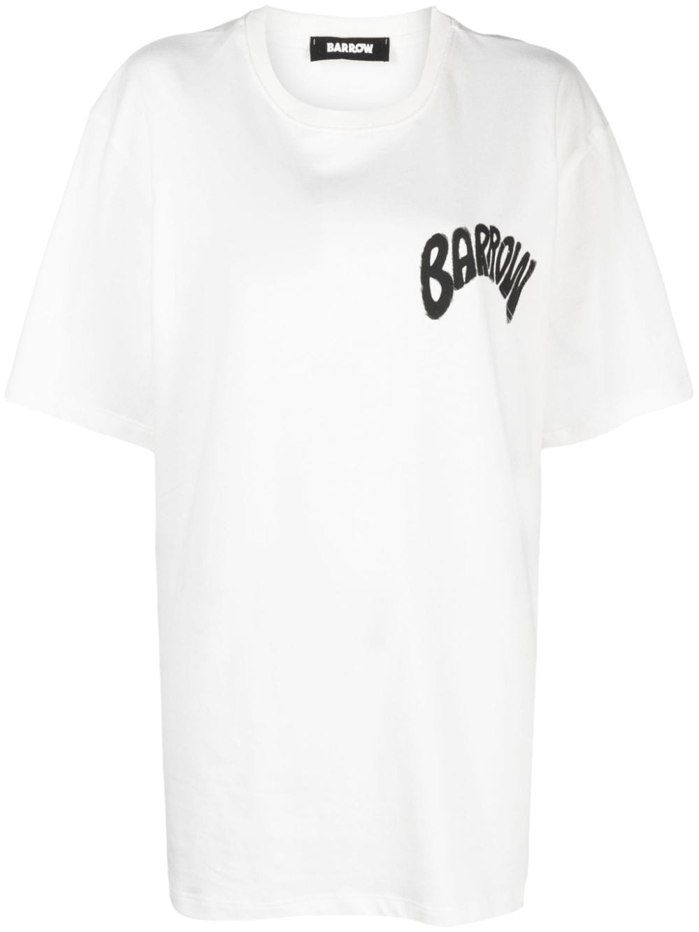 BARROW logo-print cotton T-shirt - White von BARROW