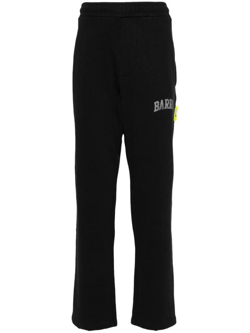 BARROW logo-print cotton track pants - Black von BARROW