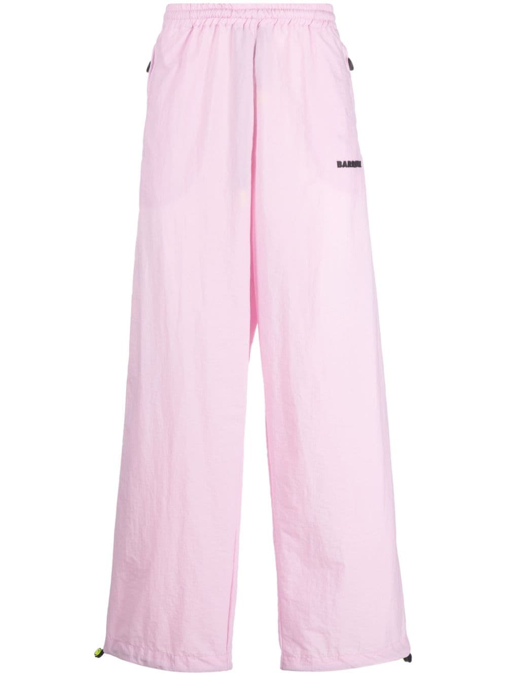 BARROW logo-print elasticated-waist trousers - Pink von BARROW