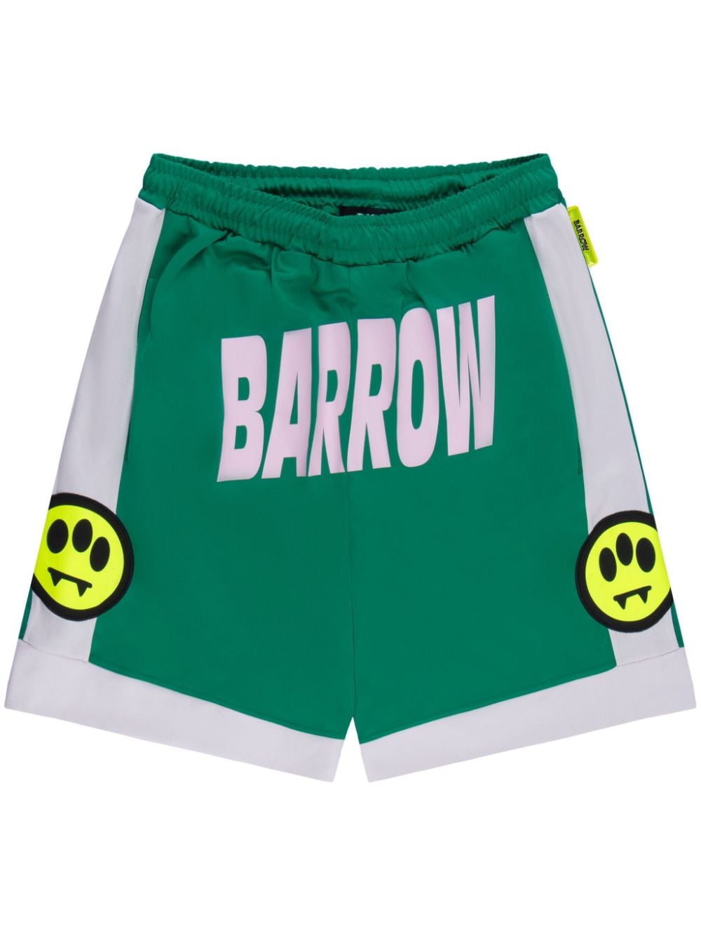 BARROW logo-print track shorts - Green von BARROW