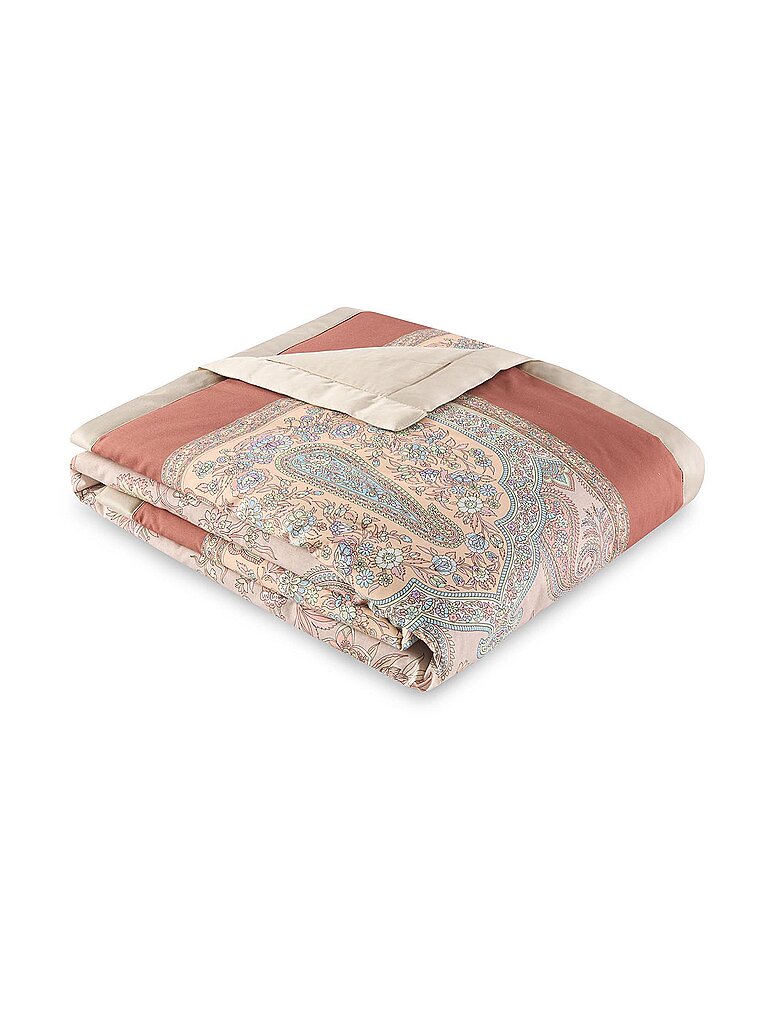 BASSETTI Plaid INDIAN ROSES 135x190cm Beige  beige von BASSETTI