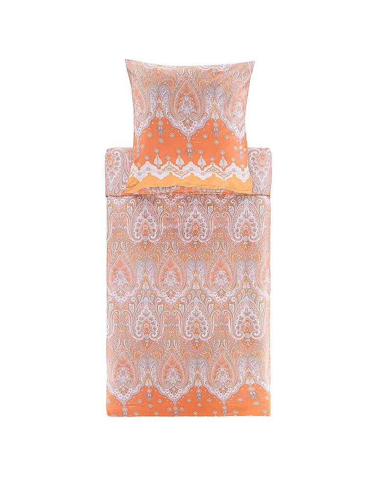 BASSETTI Satin Bettwäsche ISOLABELLA 70x90cm/140x200cm Orange orange von BASSETTI