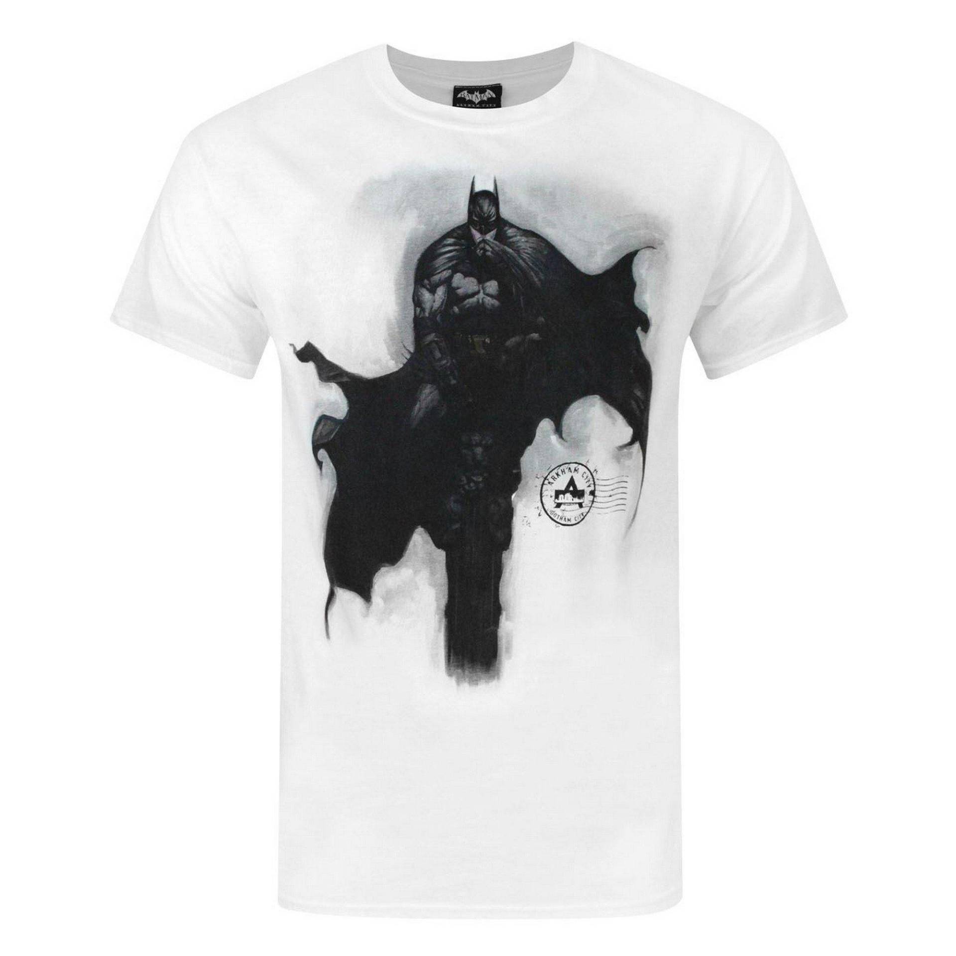 Arkham City Tower Tshirt Herren Weiss XL von BATMAN