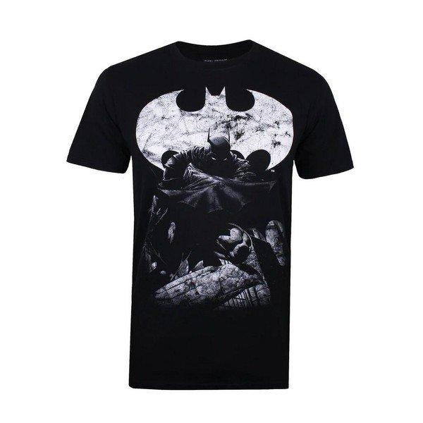 Dark Knight Tshirt Herren Schwarz S von BATMAN