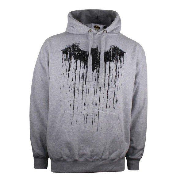 Kapuzenpullover Herren Taubengrau L von BATMAN