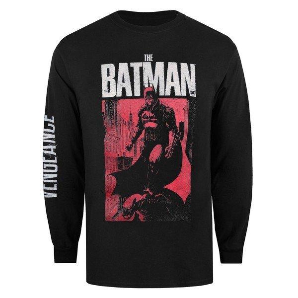 Gotham City Tshirt Langärmlig Herren Schwarz L von BATMAN