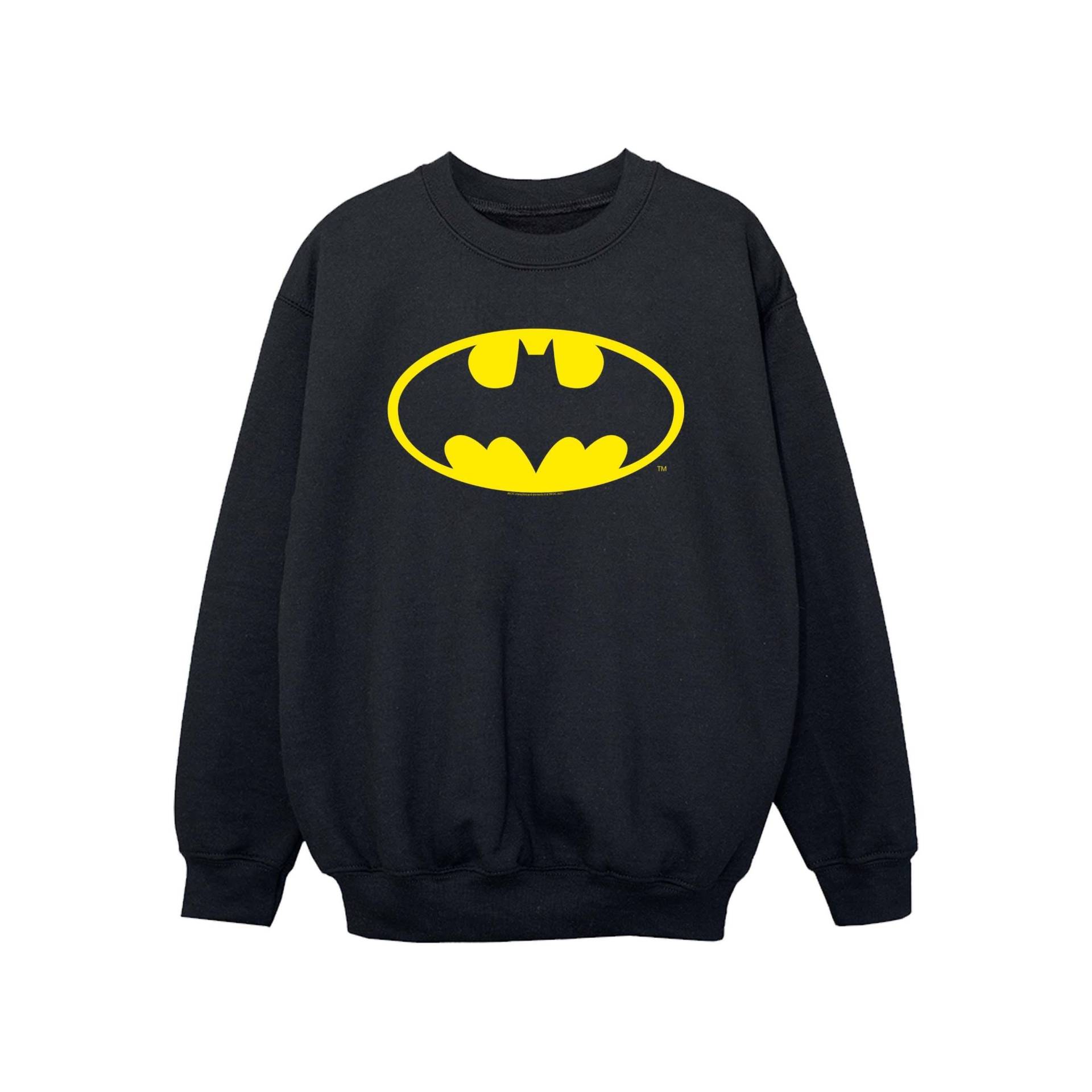 Sweatshirt Jungen Schwarz 116 von BATMAN