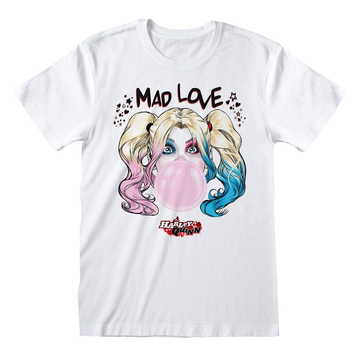 "mad Love" Tshirt Damen Weiss M