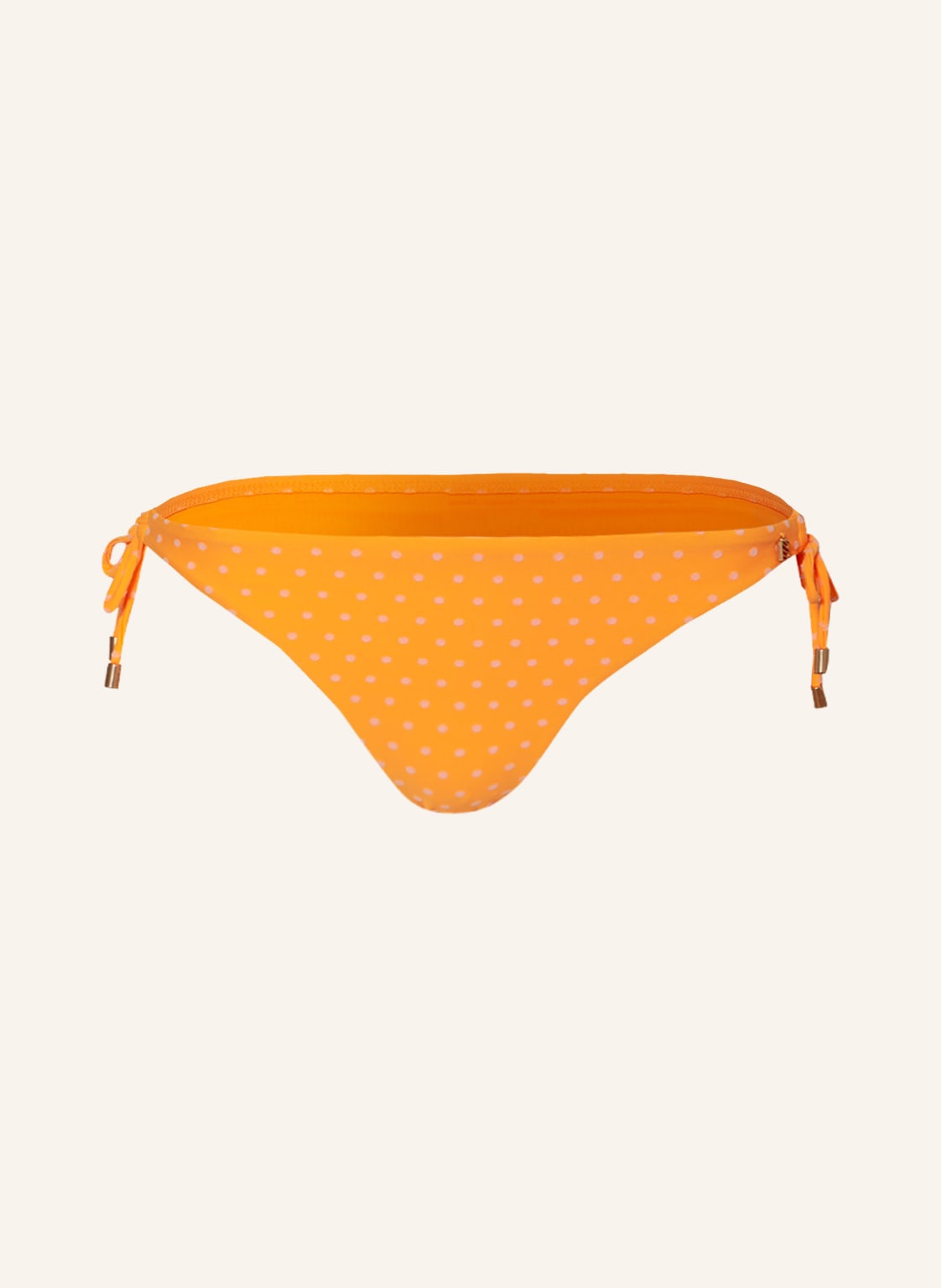 Beachlife Triangel-Bikini-Hose Velvet Dot orange von BEACHLIFE