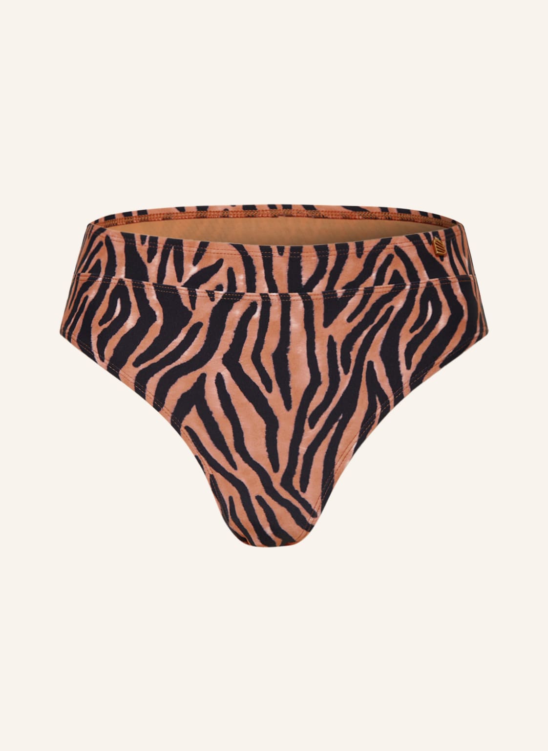 Beachlife High-Waist-Bikini-Hose Soft Zebra braun von BEACHLIFE