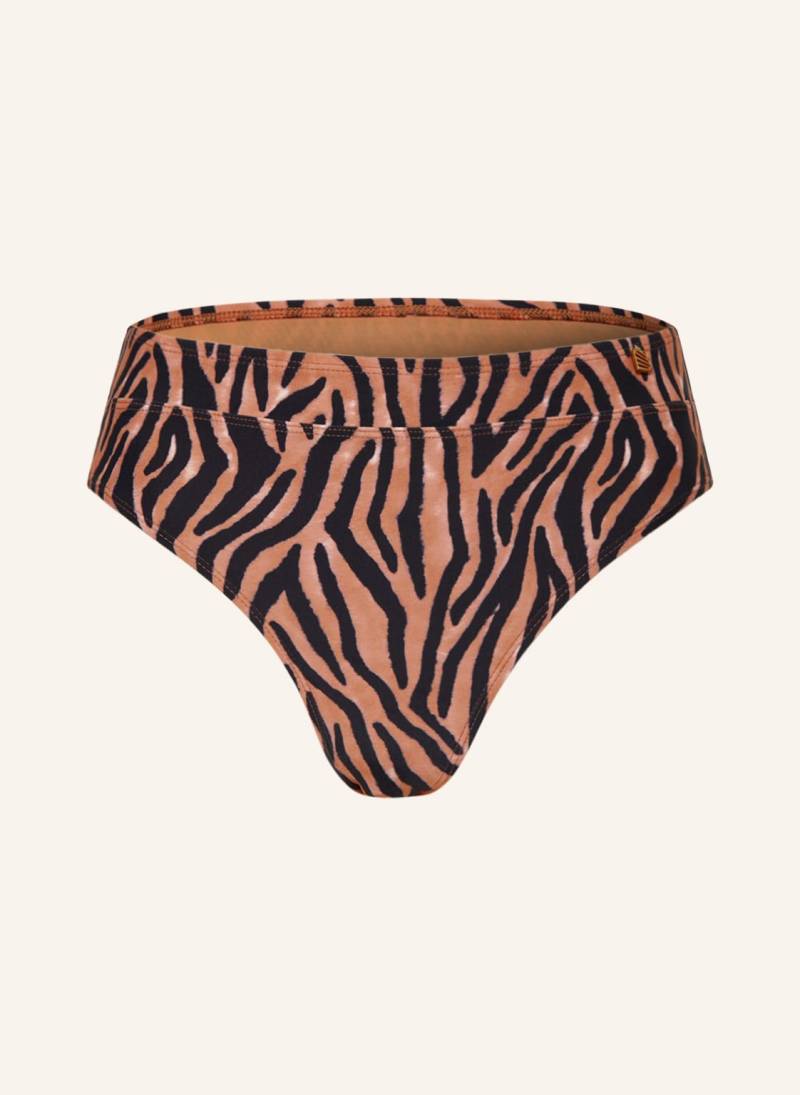 Beachlife High-Waist-Bikini-Hose Soft Zebra braun von BEACHLIFE
