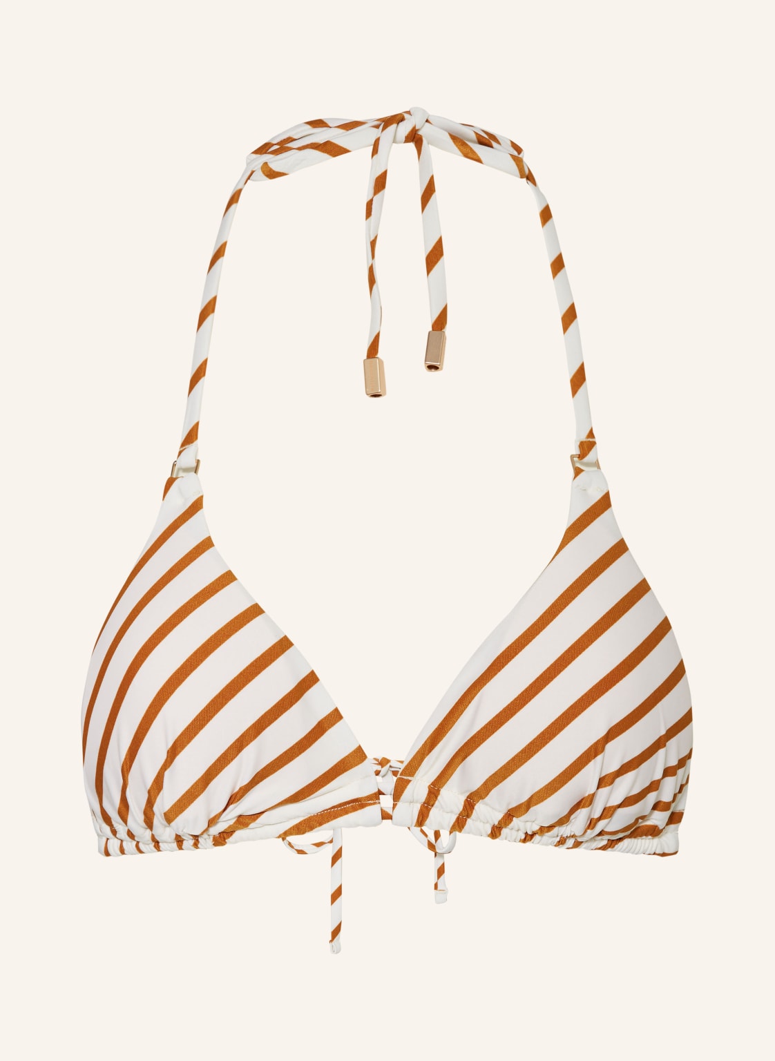 Beachlife Triangel-Bikini-Top Spice Stripe weiss von BEACHLIFE