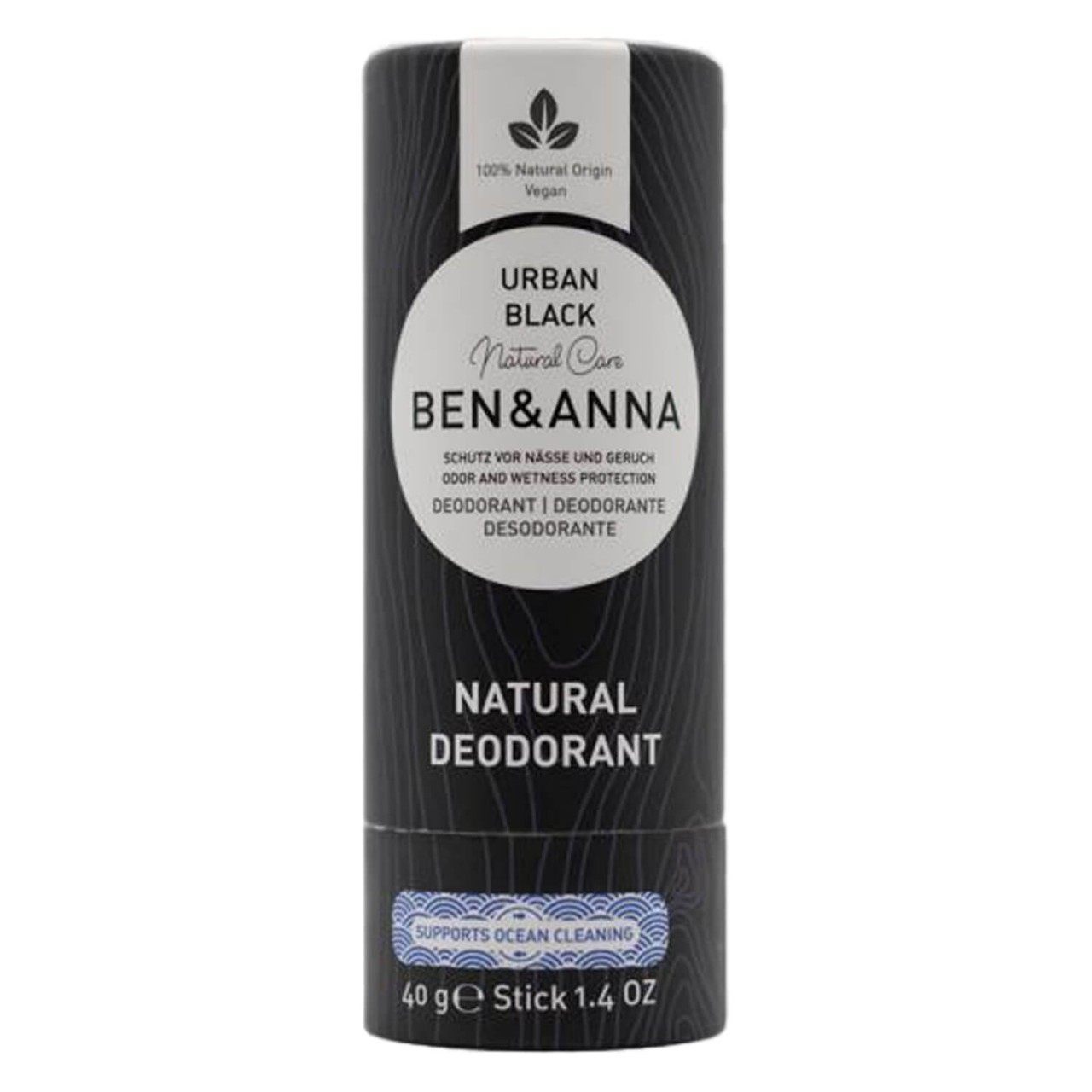 BEN&ANNA - Urban Black Deo Stick Papertube von BEN&ANNA