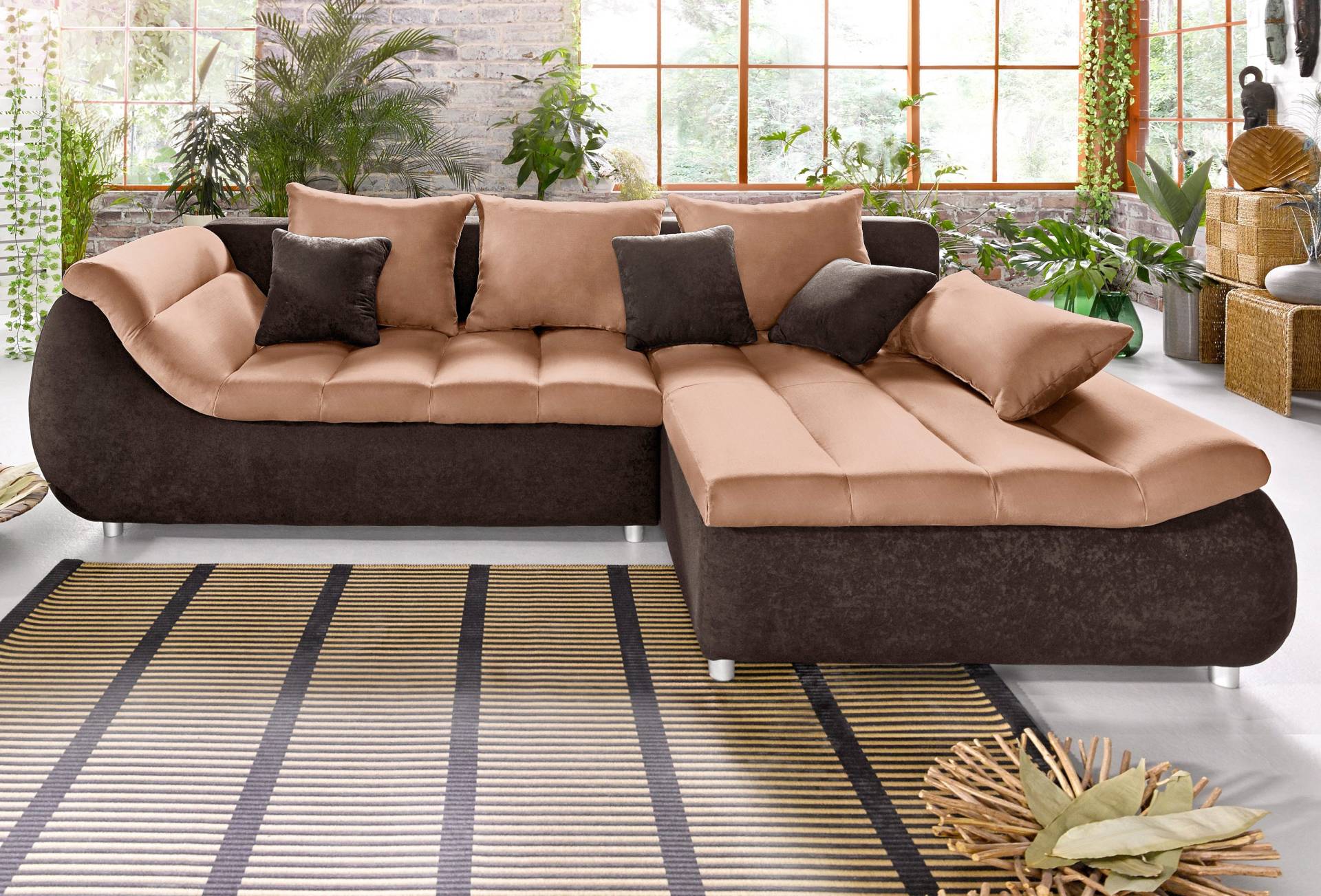 INOSIGN Ecksofa »Imola modern und elegant, bequem, aktuelle Steppung im Sitz, L-Form«, inkl. Bettfunktion und Bettkasten INOSIGN Ecksofa »Imola modern und elegant, bequem, aktuelle Steppung im Sitz, L-Form«, inkl. Bettfunktion und Bettkasten von INOSIGN