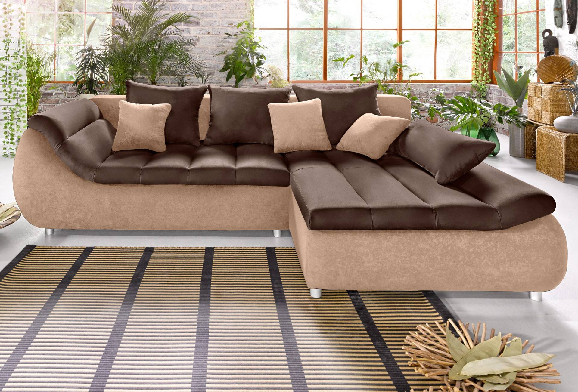 INOSIGN Ecksofa »Imola modern und elegant, bequem, aktuelle Steppung im Sitz, L-Form«, inkl. Bettfunktion und Bettkasten INOSIGN Ecksofa »Imola modern und elegant, bequem, aktuelle Steppung im Sitz, L-Form«, inkl. Bettfunktion und Bettkasten von INOSIGN