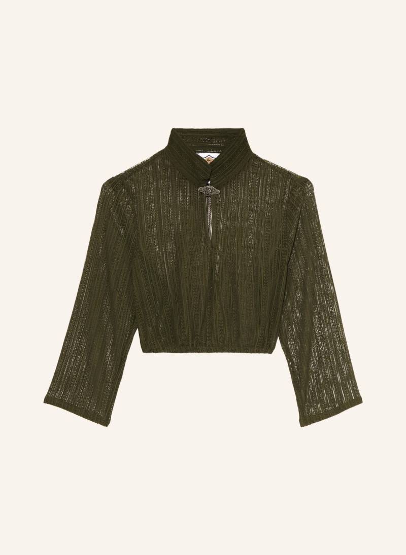 Berwin & Wolff Dirndlbluse Aus Spitze gruen von BERWIN & WOLFF