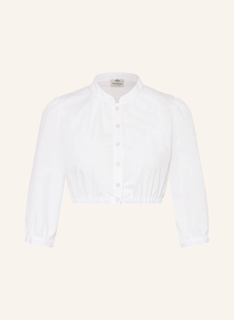 Berwin & Wolff Dirndlbluse Mit 3/4-Arm weiss von BERWIN & WOLFF