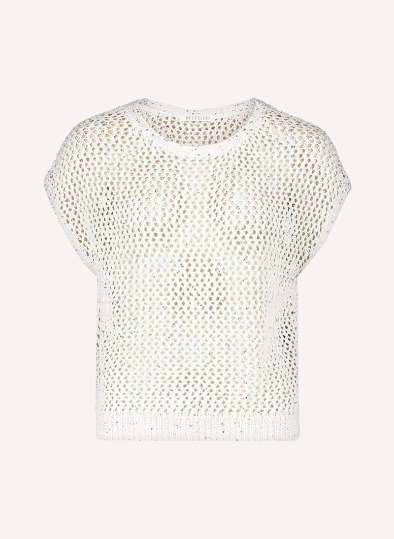 Betty&Co Pullunder Mit Pailletten weiss von BETTY&CO