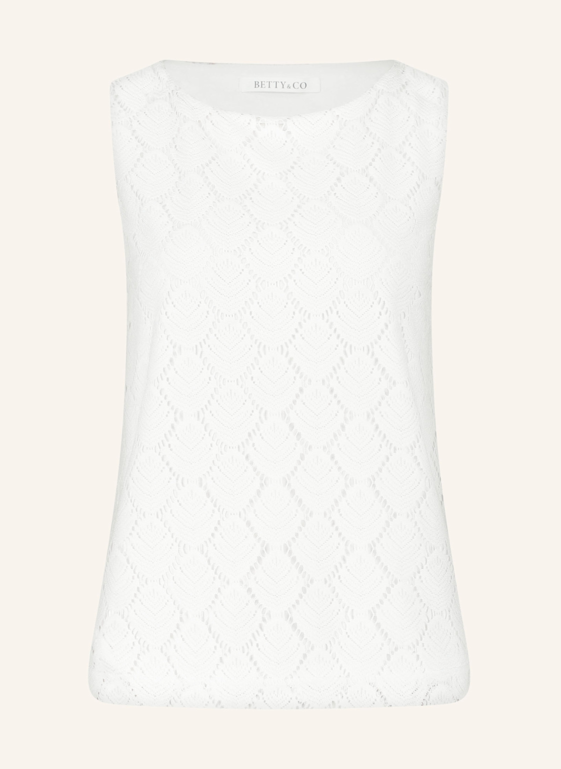 Betty&Co Top Aus Spitze weiss Betty&Co Top Aus Spitze weiss von BETTY&CO