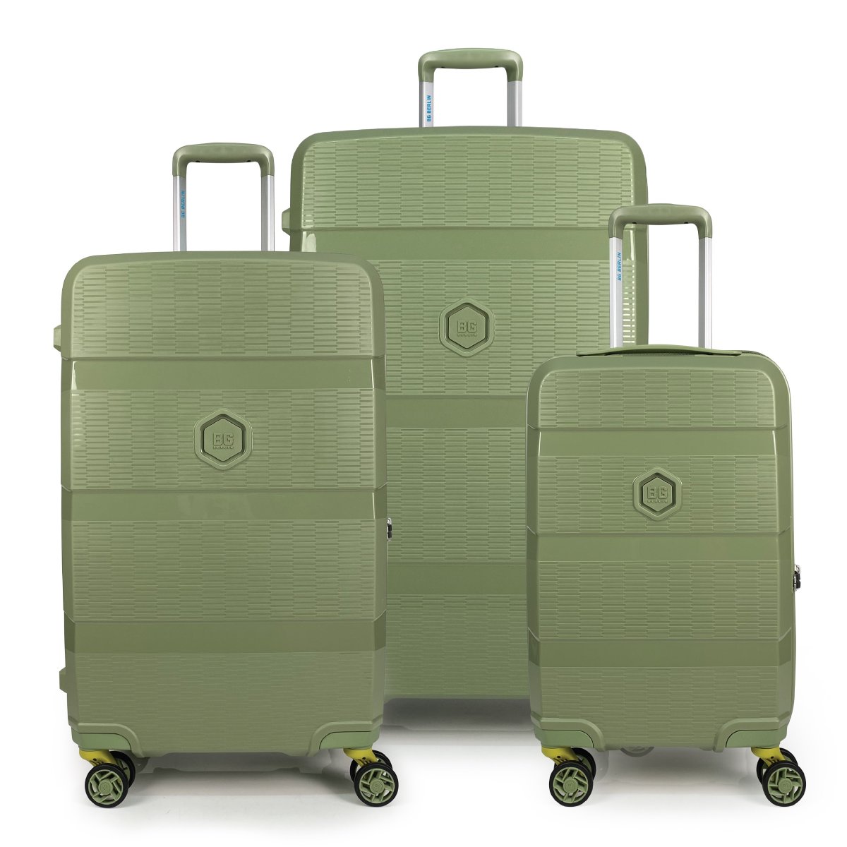 Zip2 Luggage - 3er Kofferset Khaki von BG Berlin