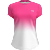 BIDI BADU Damen Tennisshirt Crew Gradiant pink | L von BIDI BADU