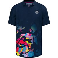 BIDI BADU Herren Tennispolo Wild Arts dunkelblau | L von BIDI BADU