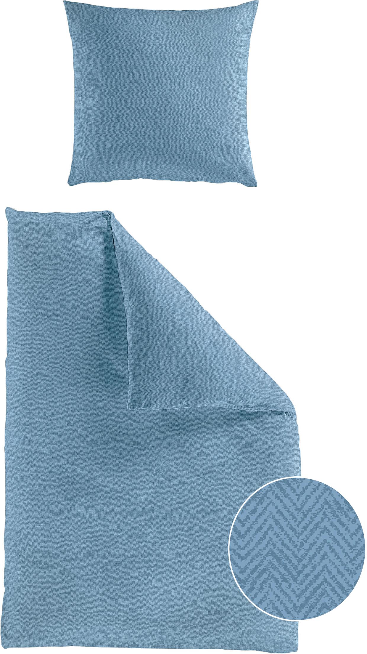 BIERBAUM Bettwäsche »Senci in 135x200 oder 155x220 cm«, Uni Optik mit feinem Fischgrätmuster, pflegeleicht, 100% Baumwolle BIERBAUM Bettwäsche »Senci in 135x200 oder 155x220 cm«, Uni Optik mit feinem Fischgrätmuster, pflegeleicht, 100% Baumwolle von BIERBAUM