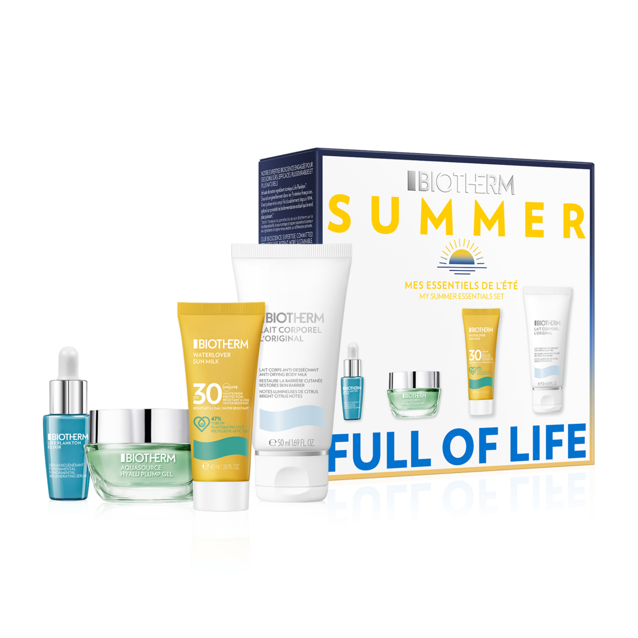 Biotherm Body - Summer Recruit Set (Life Plankton Elixir 7ml + Aquasource Gel 15ml + Lait Corporel 5 Biotherm Body - Summer Recruit Set (Life Plankton Elixir 7ml + Aquasource Gel 15ml + Lait Corporel 5 von BIOTHERM