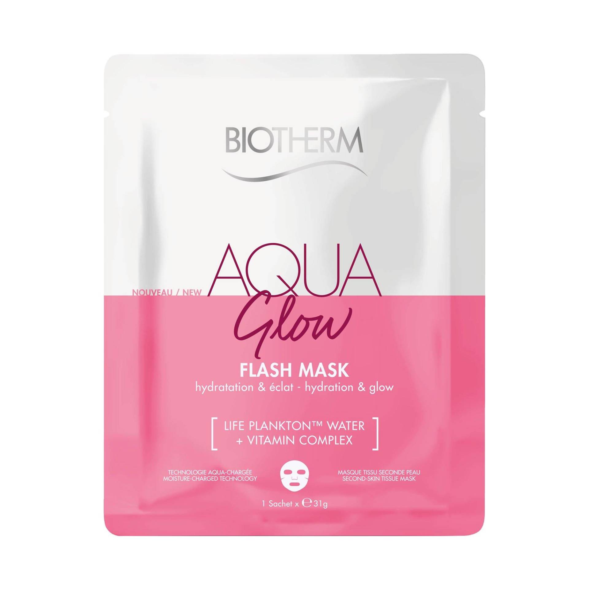 Tuchmaske Aqua Flash Glow Damen  36g von BIOTHERM