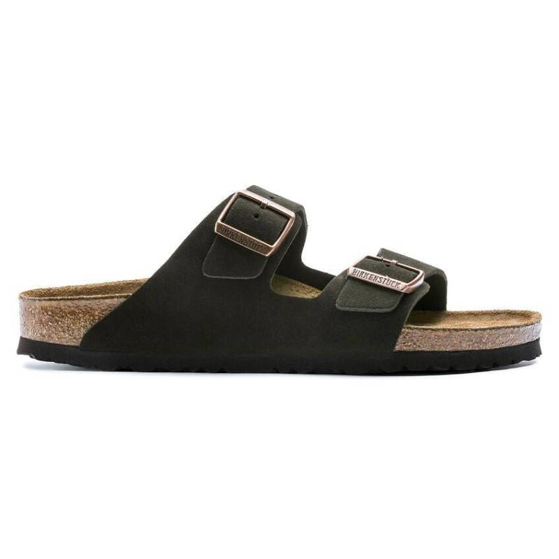 Arizona Bs - Nubuk Sandale Herren Braun 43 von BIRKENSTOCK