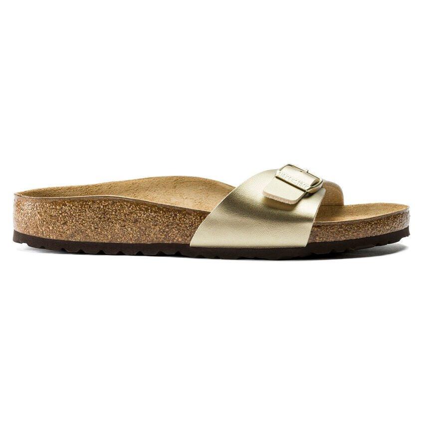 Madrid Bs - Synthetik Sandale Damen Gold 41 von BIRKENSTOCK