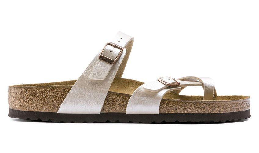 Mayari - Synthetik Sandale Damen Offwhite 42 von BIRKENSTOCK